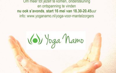 Yoga voor Mantelzorgers start op 15 mei van 13.30 – 15.45 uur