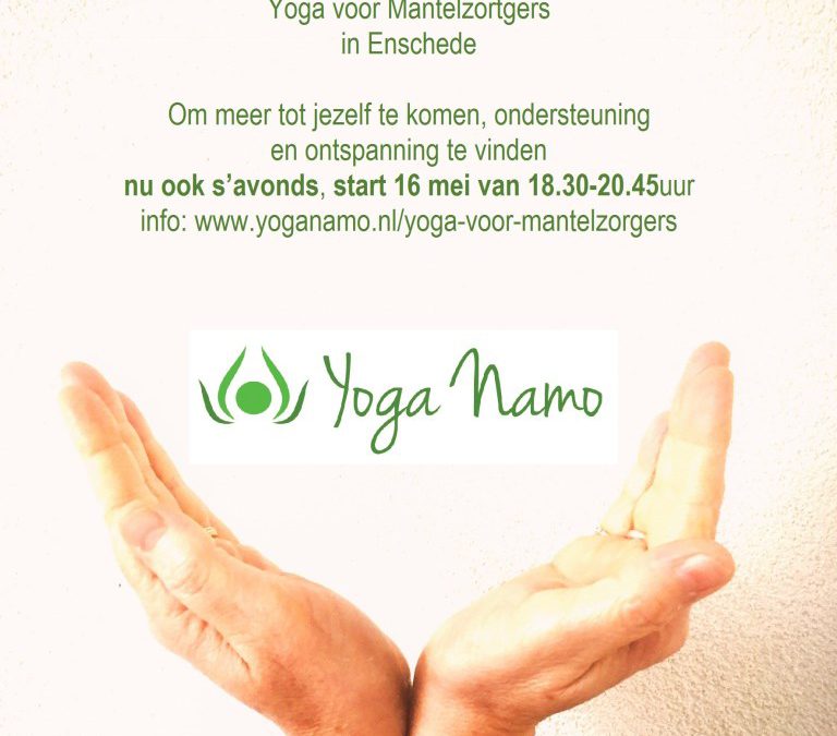 Yoga voor Mantelzorgers start op 15 mei van 13.30 – 15.45 uur