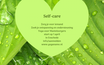 Yoga voor Manterzorgers start op 1 april van 13.15 – 15.45 uur