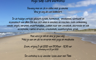 Yoga Self-care Workshop 3 juli 9.30-12.30 via Zoom